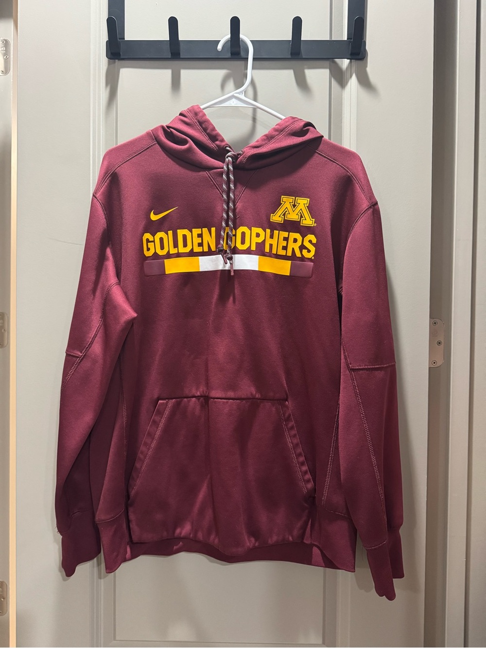 Nike Maroon & Gold Golden Gophers Crewneck Hoodie
